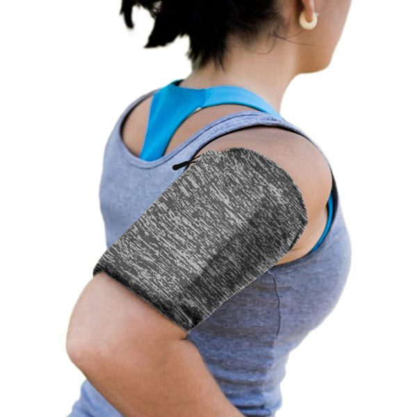 ELASTIC FABRIC ARMBAND GRAY XL FITNESS RUNNING ARMBAND