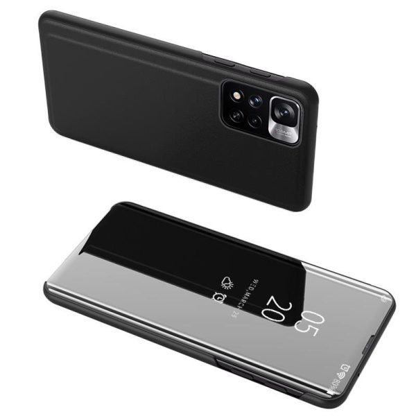CLEAR VIEW CASE FLIP COVER REALME 9 PRO + (9 PRO PLUS) BLACK