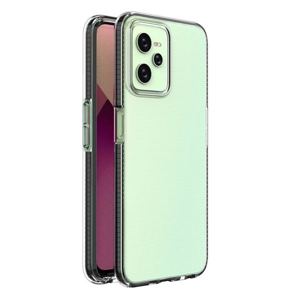 SPRING CASE CASE FOR REALME C35 SILICONE COVER WITH FRAME BLACK