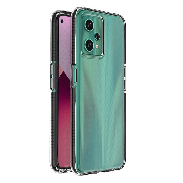 SPRING CASE CASE FOR REALME 9 PRO SILICONE COVER WITH FRAME BLACK
