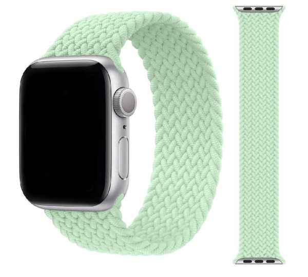 APPLE BRAIDED STRAP SOLO 44MM/45MM  PISTACHIO OPEN PACKAGE