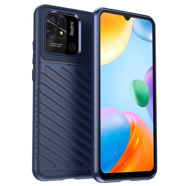 THUNDER CASE FLEXIBLE ARMORED COVER FOR XIAOMI REDMI 10C BLUE