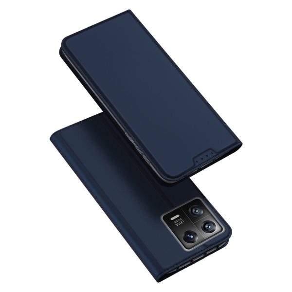 DUX DUCIS SKIN PRO CASE XIAOMI 13 FLIP COVER CARD WALLET STAND BLUE
