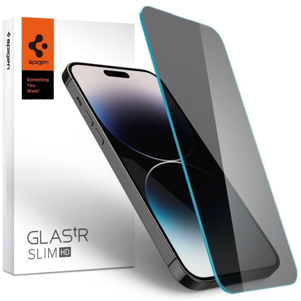 TEMPERED GLASS SPIGEN GLAS.TR SLIM IPHONE 14 PRO PRIVACY