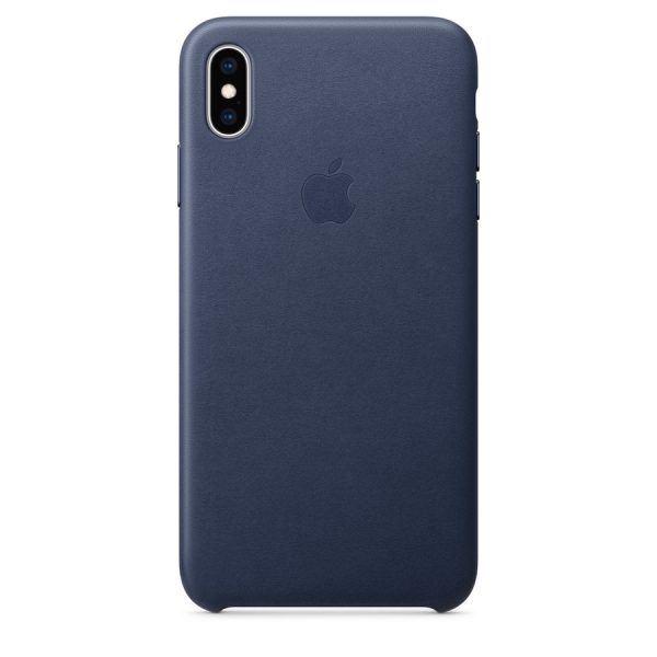 APPLE LEATHER CASE MRWU2ZM/A IPHONE XS MAX MIDNIGHT BLUE WITHOUT PACKAGING