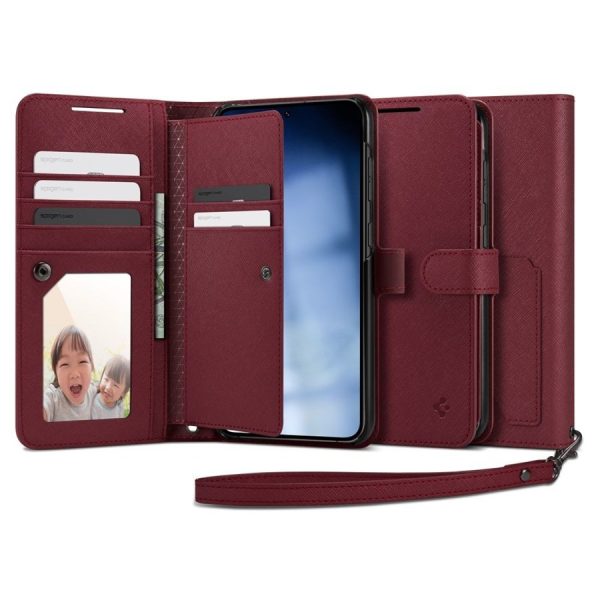 SPIGEN WALLET ”S” PLUS GALAXY S23+ PLUS BURGUNDY