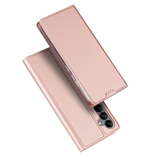 DUX DUCIS SKIN PRO CASE FOR SAMSUNG GALAXY A34 5G FLIP CARD WALLET STAND PINK