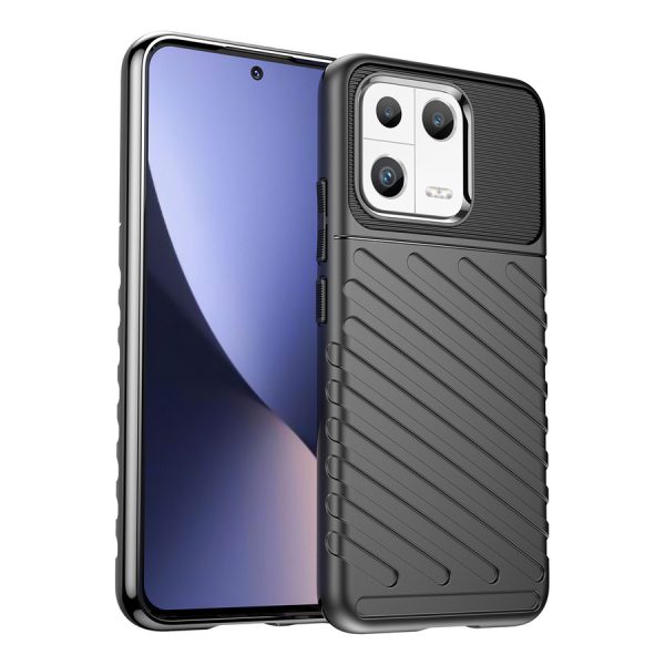 THUNDER CASE CASE FOR XIAOMI 13 SILICONE ARMOR CASE BLACK