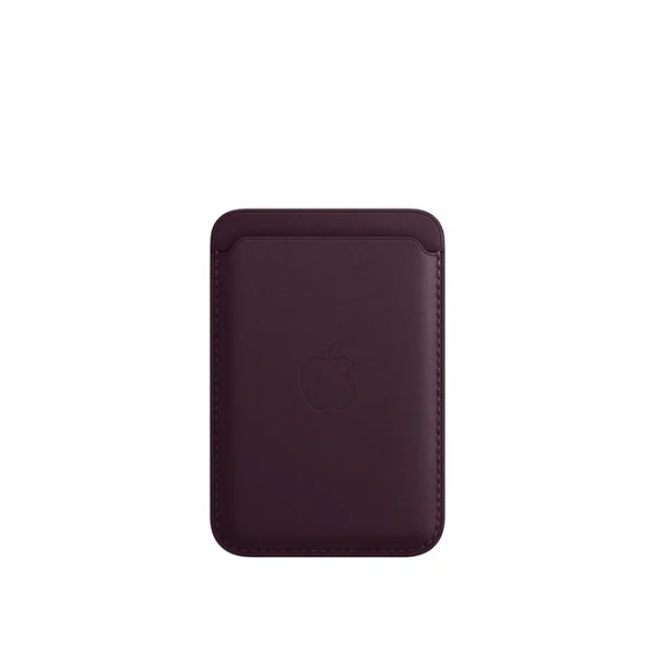 APPLE LEATHER  WALLET MM0T3ZM/A  DARK CHERRY WITHOUT PACKAKING