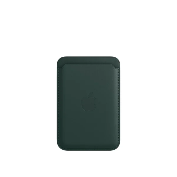 APPLE LEATHER  WALLET MPPT3ZM/A FOREST GREEN OPEN PACKAGE