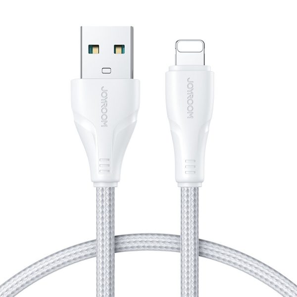 JOYROOM CABLE USB - LIGHTNING 2.4A SURPASS SERIES 1.2 M WHITE (S-UL012A11)