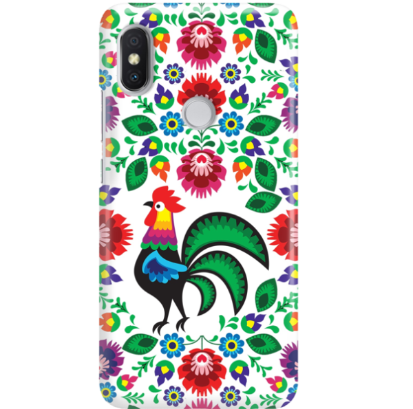 FUNNY CASE OVERPRINT WHITE ROOSTER XIAOMI REDMI S2