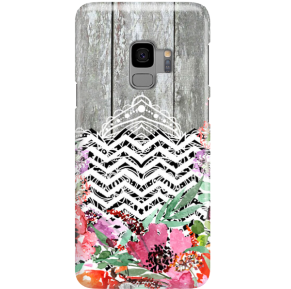 FUNNY CASE OVERPRINT GRAY WOOD SAMSUNG GALAXY S9