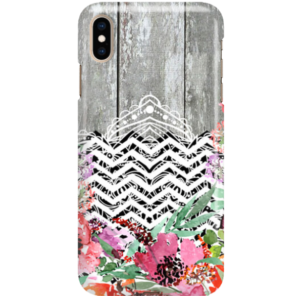 FUNNY CASE OVERPRINT GRAY WOOD HUAWEI P SMART Z