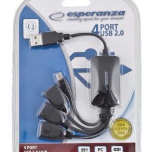 ESPERANZA HUB 4 PORTY USB 2.0 EA114