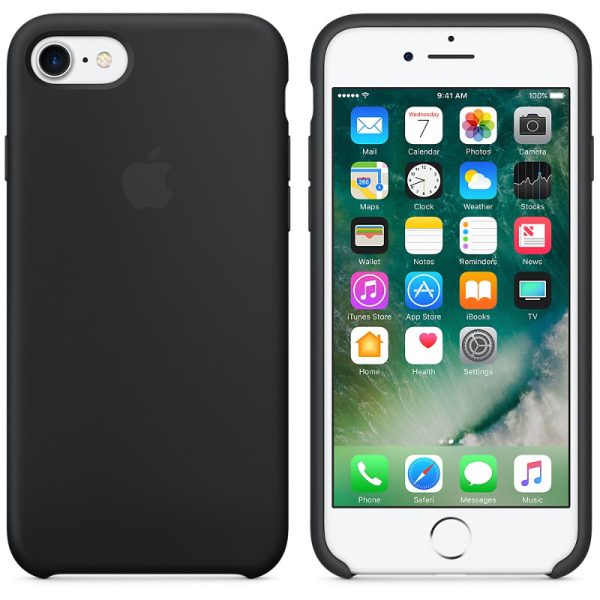 APPLE SILICONE CASE IPHONE 7 / 8 / SE 2020  MQGK2ZM/A BLACK