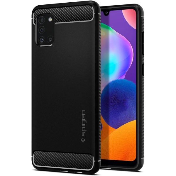 SPIGEN RUGGED ARMOR SAMSUNG GALAXY A31 MATTE BLACK