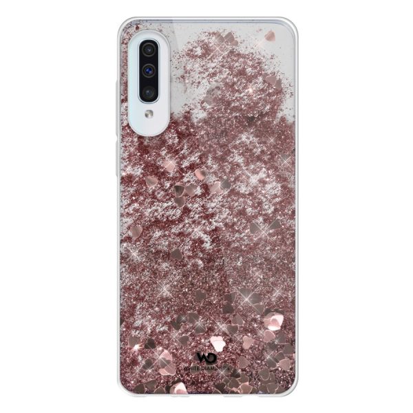 HAMA WHITE DIAMONDS SPARKLE CASE SAMSUNG GALAXY A50/A30S ROSE GOLD HEART