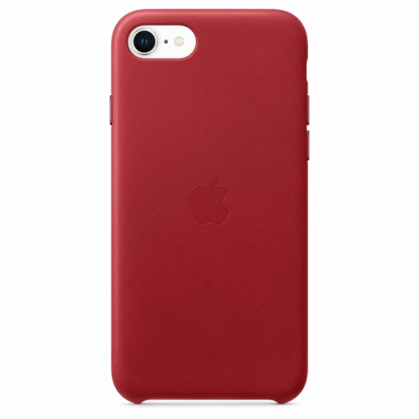 APPLE LEATHER CASE MXYL2ZM/A  IPHONE 7 / 8 / SE RED OPEN PACKAGE