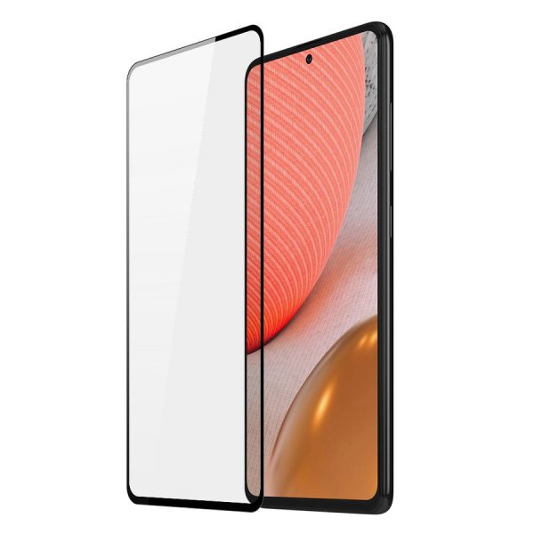 TEMPA GLASS DUX DISCIS 9D SAMSUNG GALAXY A72 4G CASE FRIENDLY BLACK