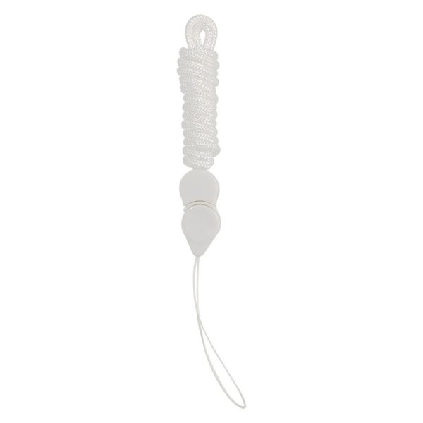 LONG PHONE LASH WITH CLIP WHITE
