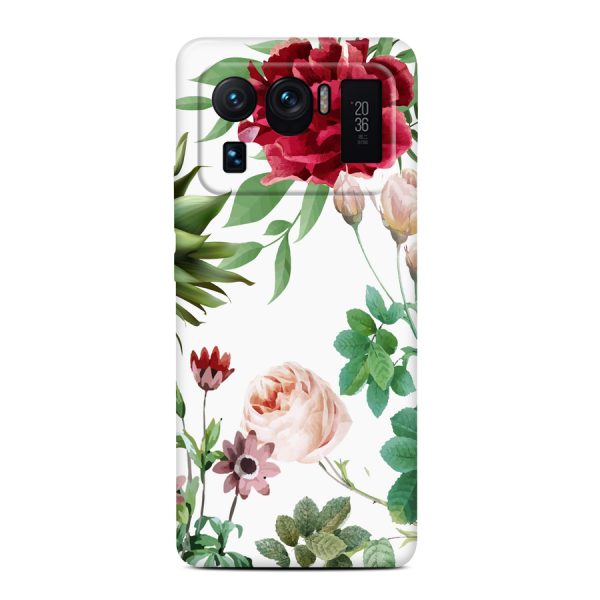 CASEGADGET OVERPRINT RED ROSE AND LEAVES XIAOMI MI 11 ULTRA
