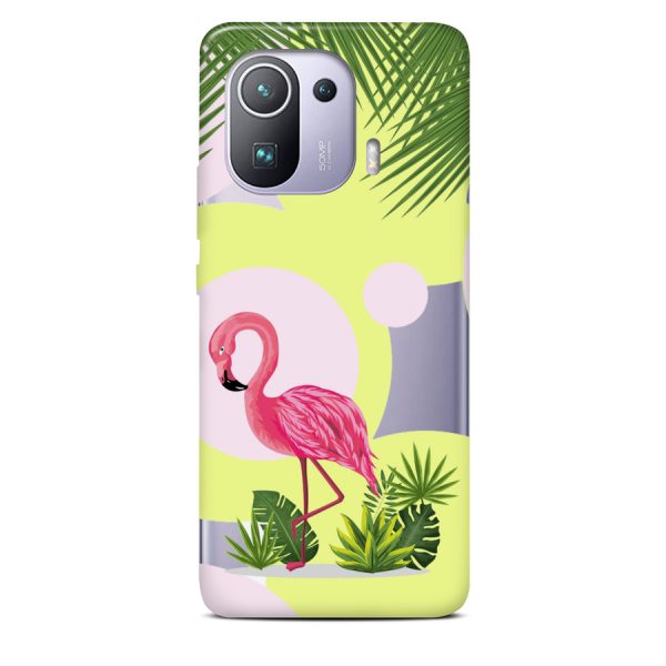 CASEGADGET CASE OVERPRINT FLAMINGO AND FLOWERS XIAOMI MI 11 PRO