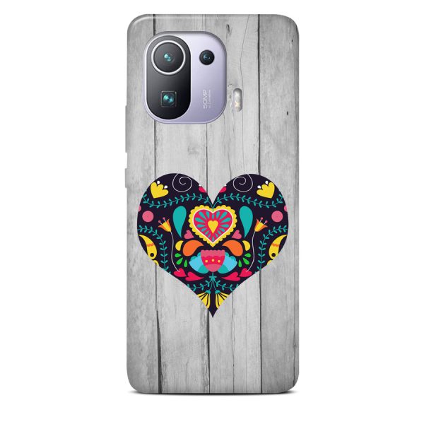 CASEGADGET CASE OVERPRINT BLACK HEART XIAOMI MI 11 PRO
