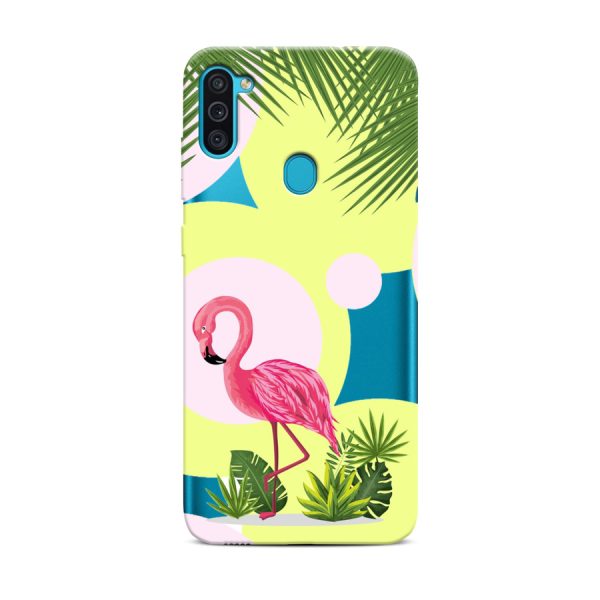 CASEGADGET CASE OVERPRINT FLAMINGO AND FLOWERS SAMSUNG GALAXY M11