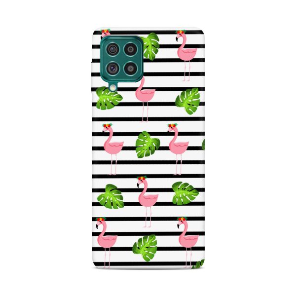 CASEGADGET CASE OVERPRINT FLAMINGOS SAMSUNG GALAXY F62 / M62