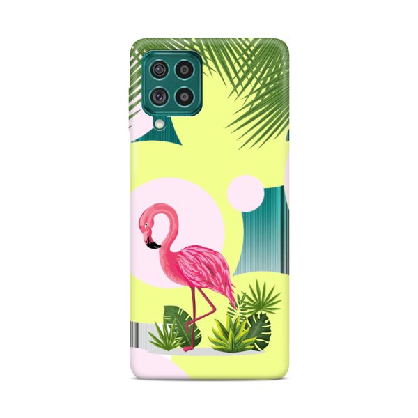 CASEGADGET CASE OVERPRINT FLAMINGO AND FLOWERS SAMSUNG GALAXY F62 / M62