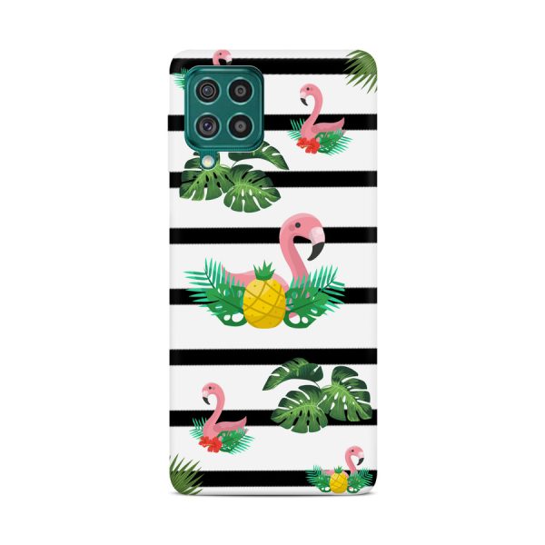 CASEGADGET CASE OVERPRINT FLAMINGOS 2 SAMSUNG GALAXY F62 / M62