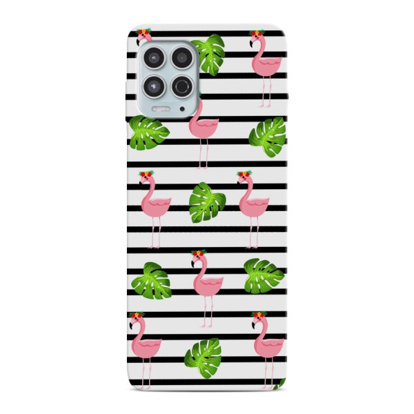 CASEGADGET CASE FLAMINGS AND LEAVES MOTO G100 / EDGE S
