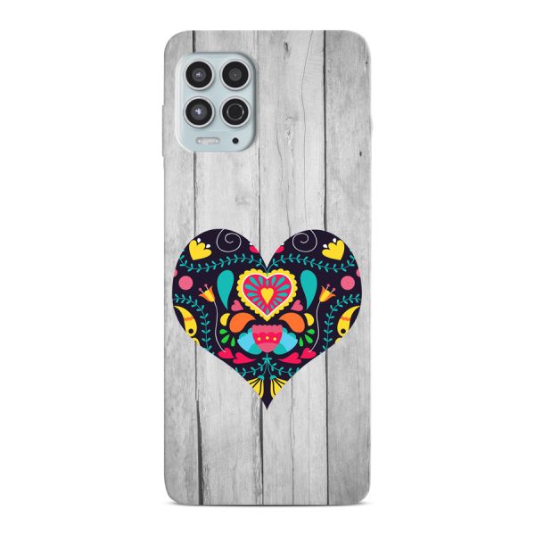 CASEGADGET CASE OVERPRINT BLACK HEART MOTO G100 / EDGE S