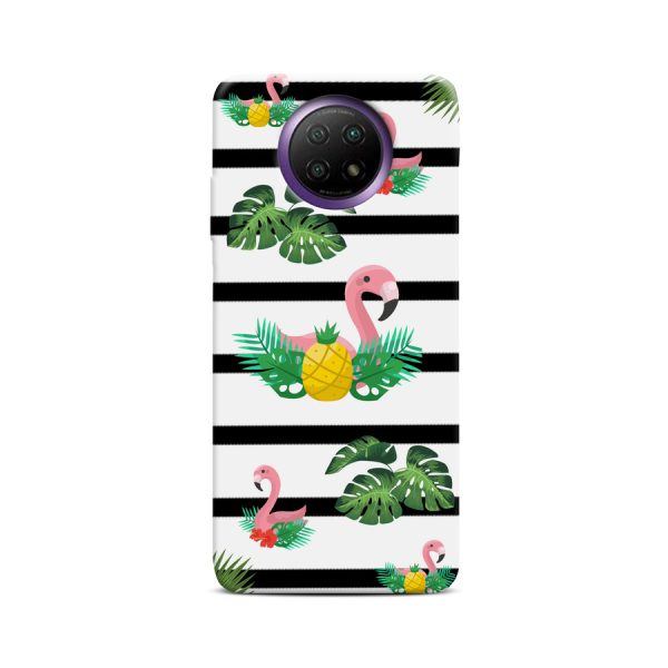 CASEGADGET CASE OVERPRINT FLAMINGOS 2 XIAOMI REDMI NOTE 9 5G