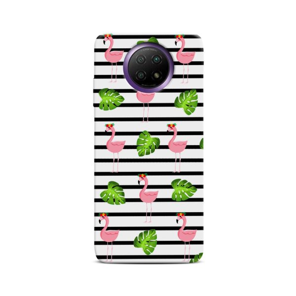 CASEGADGET CASE OVERPRINT FLAMINGOS XIAOMI REDMI NOTE 9 5G