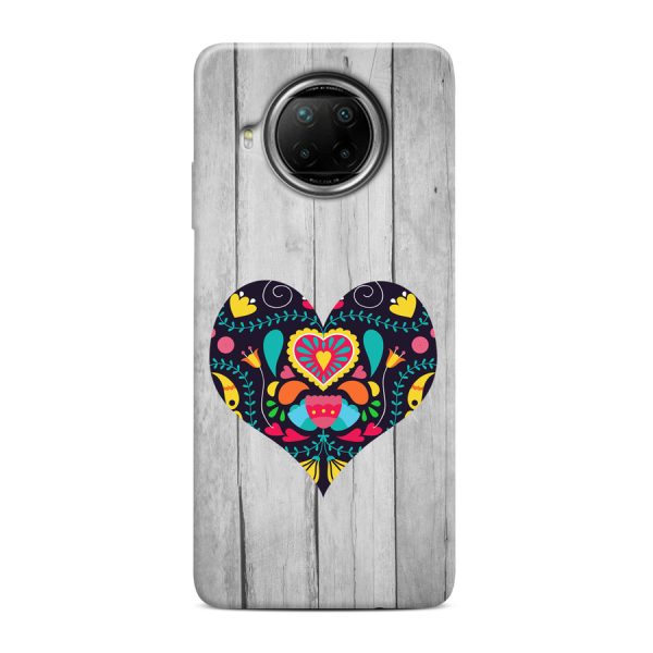CASEGADGET CASE OVERPRINT BLACK HEART XIAOMI REDMI NOTE 9 PRO 5G