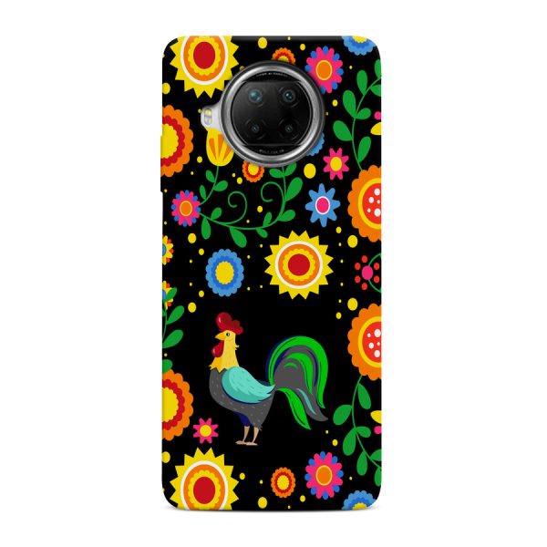 CASEGADGET CASE OVERPRINT ROOSTER BLACK XIAOMI REDMI NOTE 9 PRO 5G