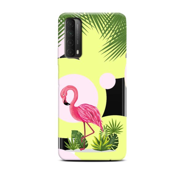 CASEGADGET CASE OVERPRINT FLAMINGO AND FLOWERS HUAWEI P SMART 2021