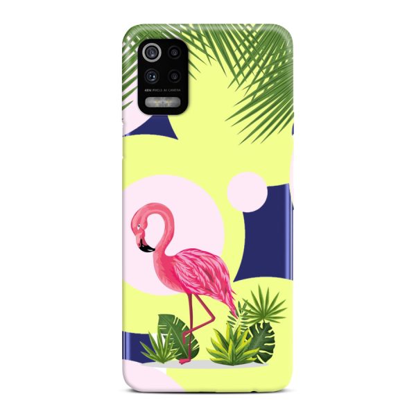 CASEGADGET CASE OVERPRINT FLAMINGO AND FLOWERS LG K52 5G