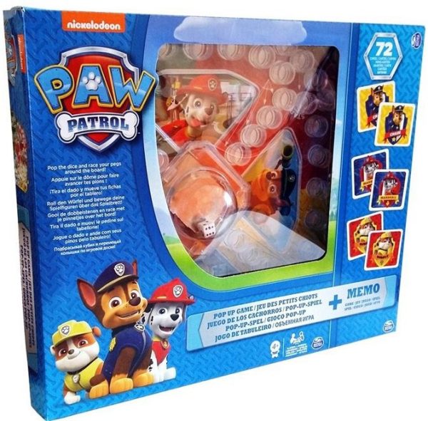 PAW PATROL POP-UP GAME + MEMO