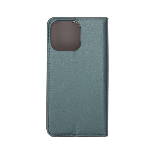 Etui Smart Magnetic do iPhone 13 Pro 6,1" ciemnozielone