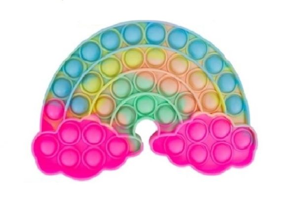 GAME SENSORY TOY MAGIC POP GAME PUZZLE PUSH BUBBLE RAINBOW 3