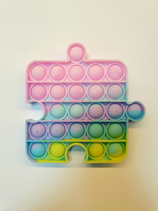 GAME SENSORY TOY MAGIC POP GAME PUZZLE PUSH BUBBLE PUZZLE PASTEL