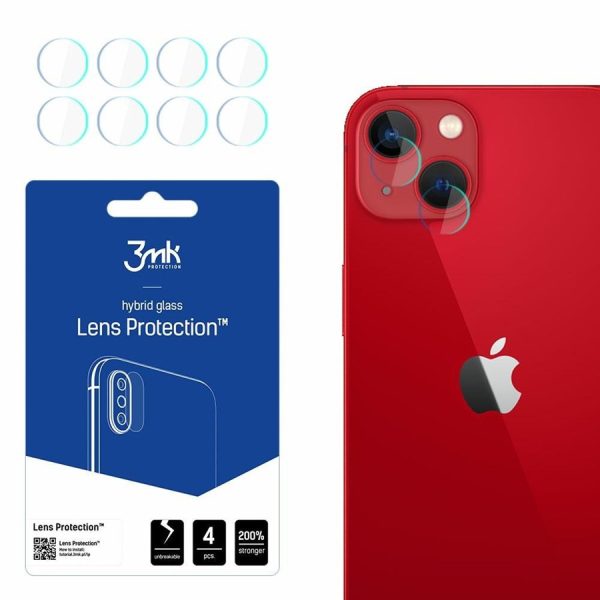 3MK FLEXIBLE GLASS LENS HYBRID GLASS IPHONE 13 FOR 4 PCS CAMERA