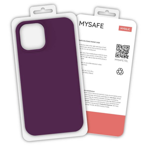 MYSAFE SILICONE CASE SAMSUNG GALAXY A72 5G PLUM BOX