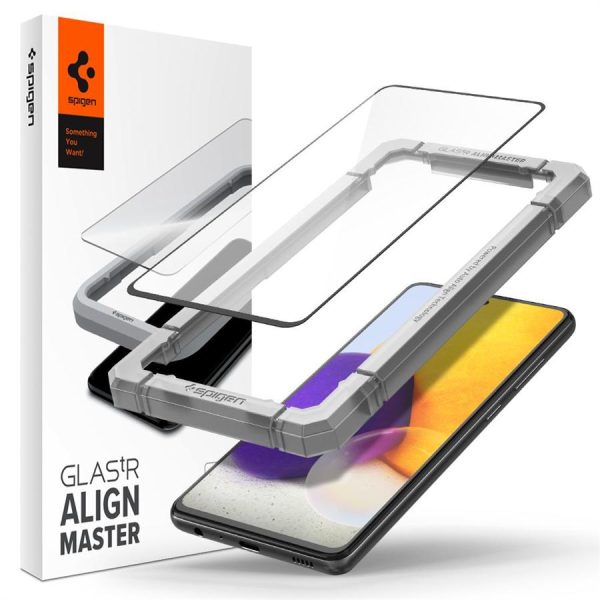 SPIGEN TEMPER GLASS ALM GLASS FC GALAXY A52 / A52S BLACK