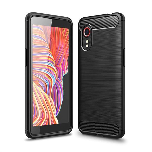 TECH-PROTECT TPUCARBON GALAXY XCOVER 5 BLACK