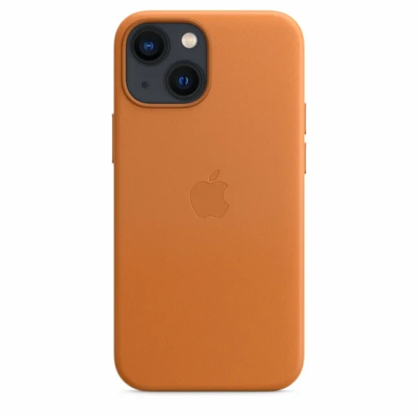 APPLE LEATHER CASE MM0D3ZM / A IPHONE 13 MINI GOLDEN BROWN OPEN PACKAGE