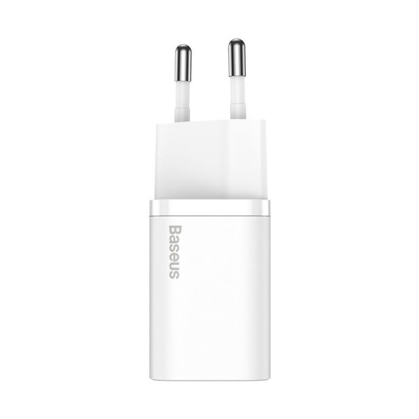 Baseus Super Si 1C fast wall charger USB Type C 25W Power Delivery Quick Charge white (CCSP020102)